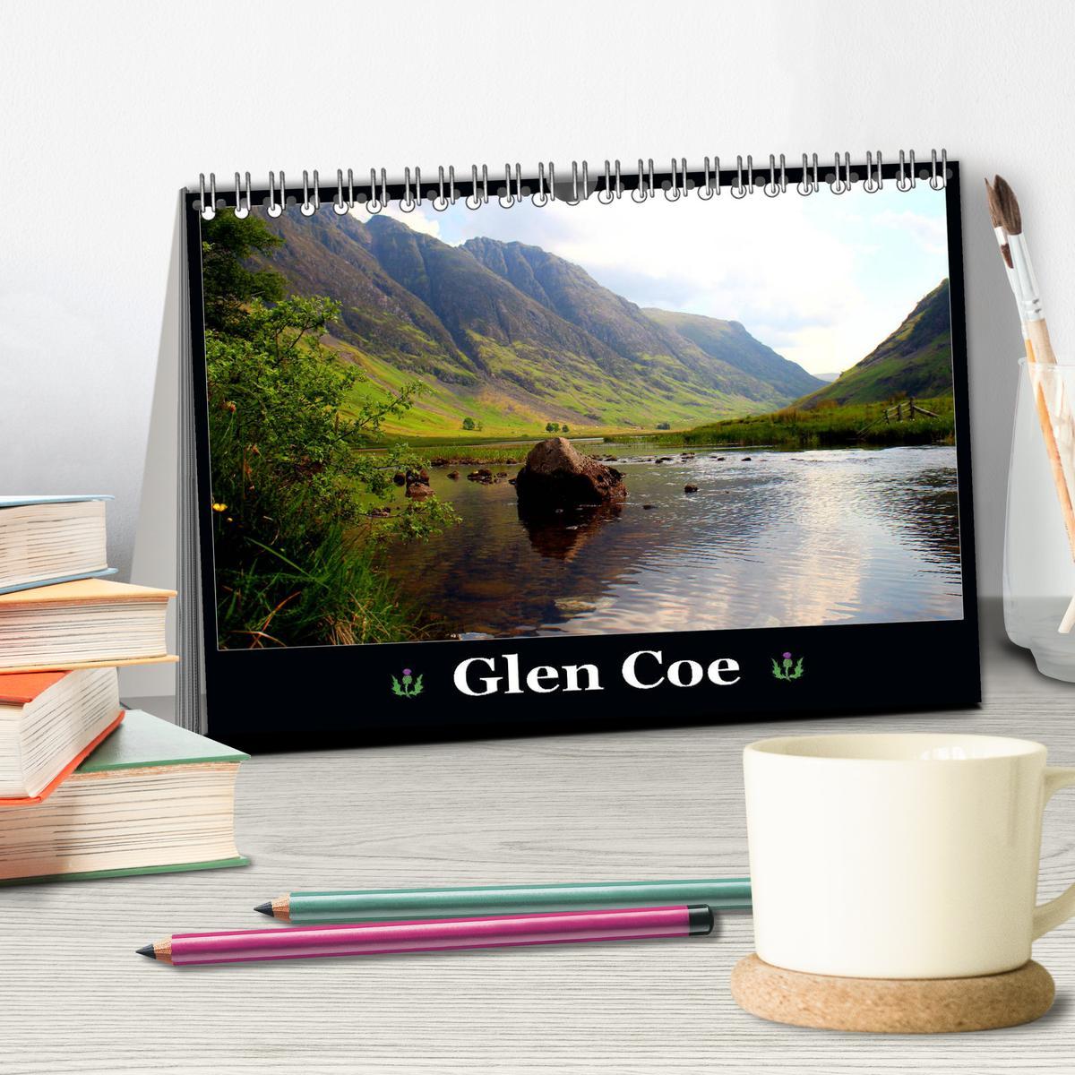 Bild: 9783435420377 | Glen Coe (Tischkalender 2025 DIN A5 quer), CALVENDO Monatskalender