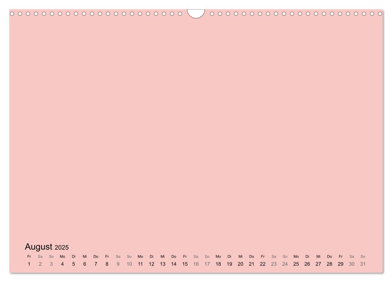 Bild: 9783435215812 | DIY Bastel-Kalender -Warme Pastell Farben- Zum Selbstgestalten...