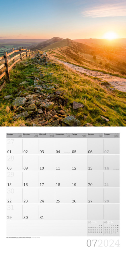 Bild: 9783838444048 | Traumpfade Kalender 2024 - 30x30 | Ackermann Kunstverlag | Kalender