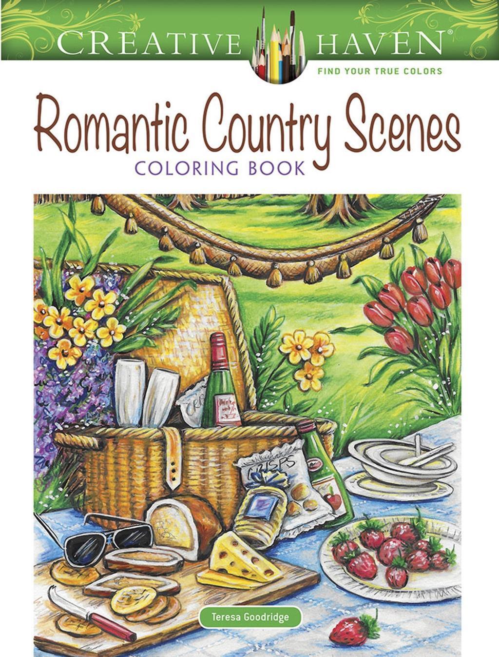 Cover: 9780486829074 | Creative Haven Romantic Country Scenes Coloring Book | Goodridge