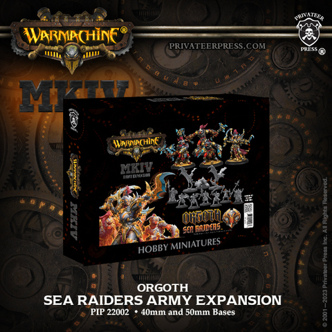 Cover: 875582029233 | Orgoth Sea Raiders Army ExpansionWARMACHINE: MKIV (3D Resin)