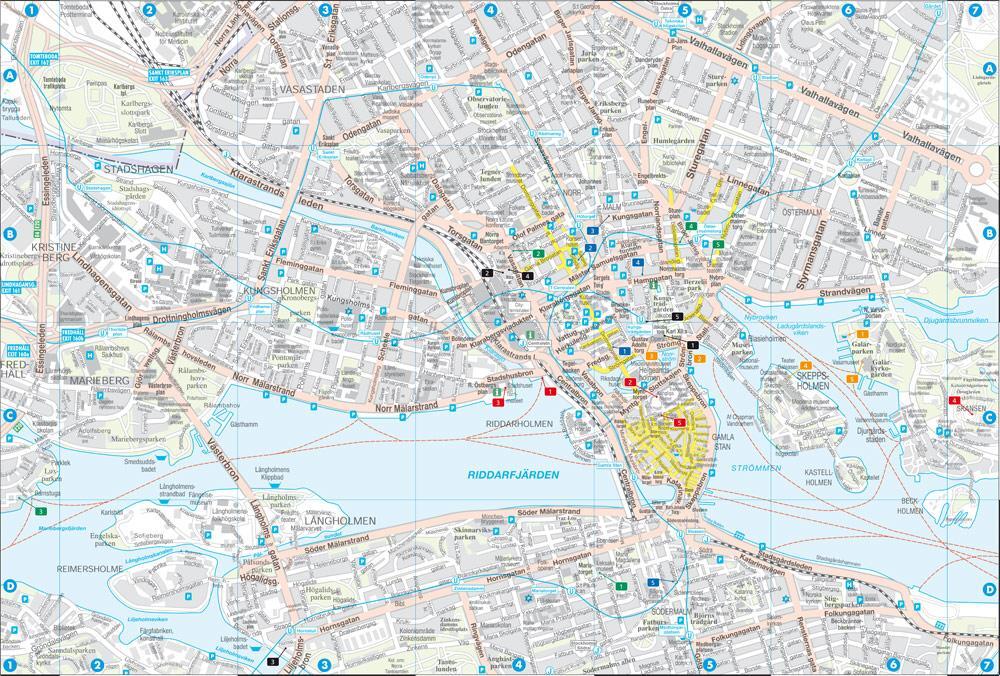 Bild: 9783707909326 | Stockholm 1 : 10 000 City Pocket + The Big Five | (Land-)Karte | 2018