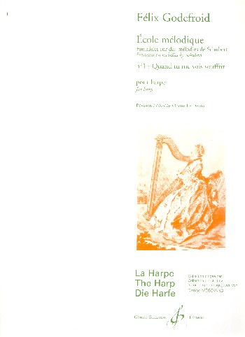 Cover: 9790043023364 | Quand tu me vois souffrir pour harpe | Felix Godefroid | Buch