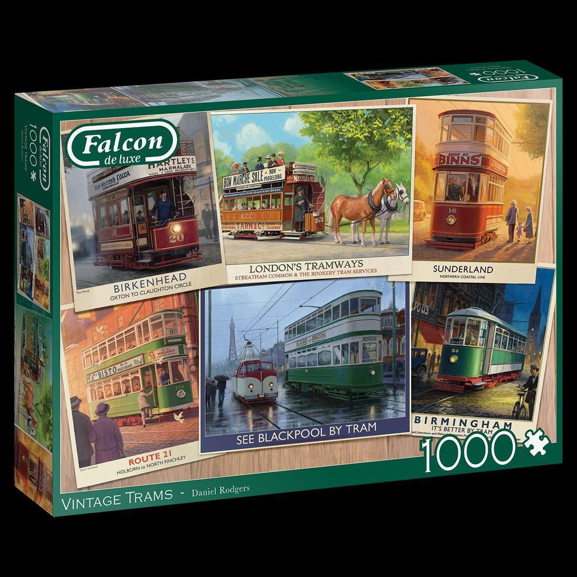 Bild: 8710126113677 | Vintage Trams - 1000 Teile | Spiel | Deutsch | 2022 | Jumbo