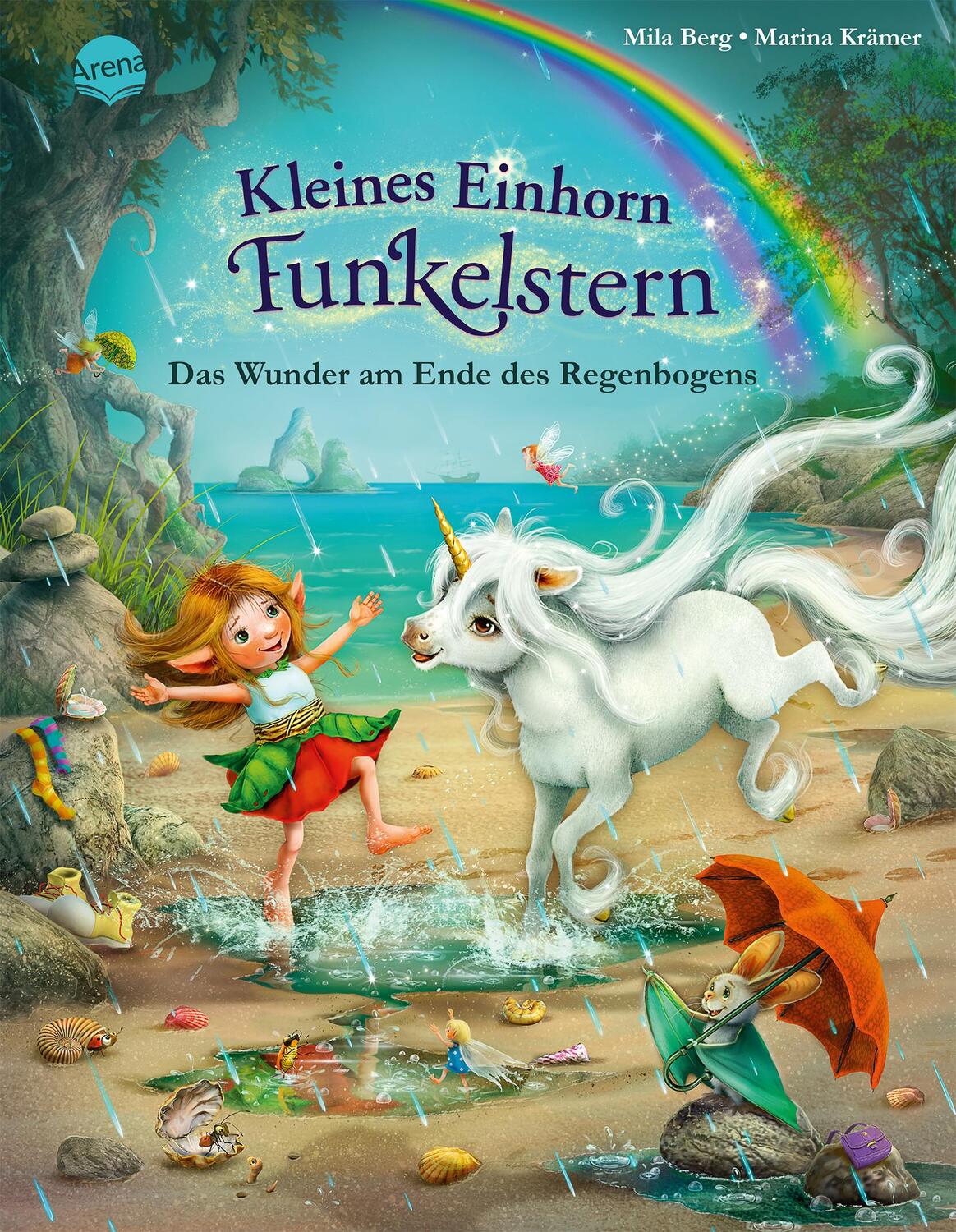 Cover: 9783401719733 | Kleines Einhorn Funkelstern (4). Das Wunder am Ende des Regenbogens.