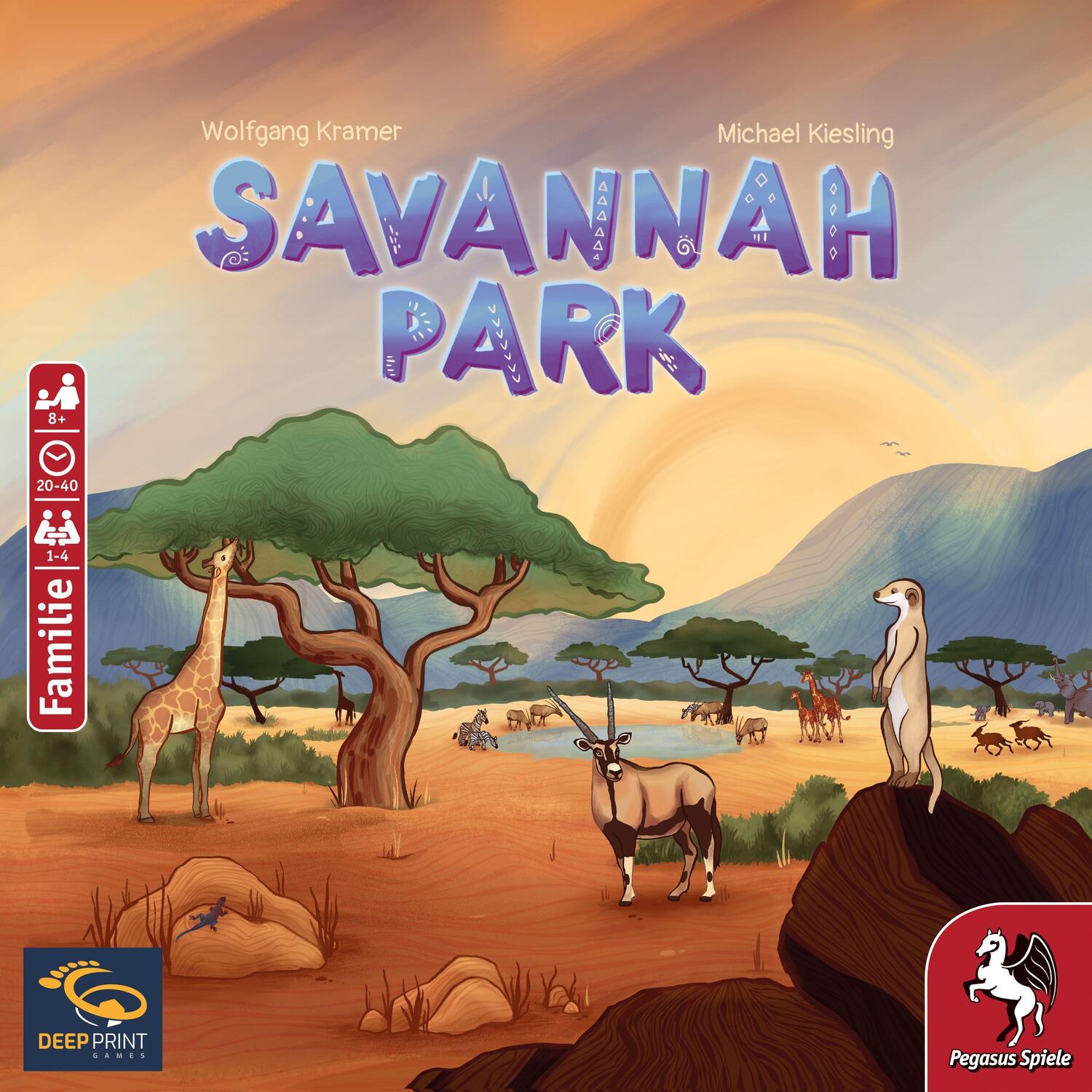 Cover: 4250231729690 | Savannah Park (Deep Print Games) | Spiel | Deutsch | 2021 | Pegasus