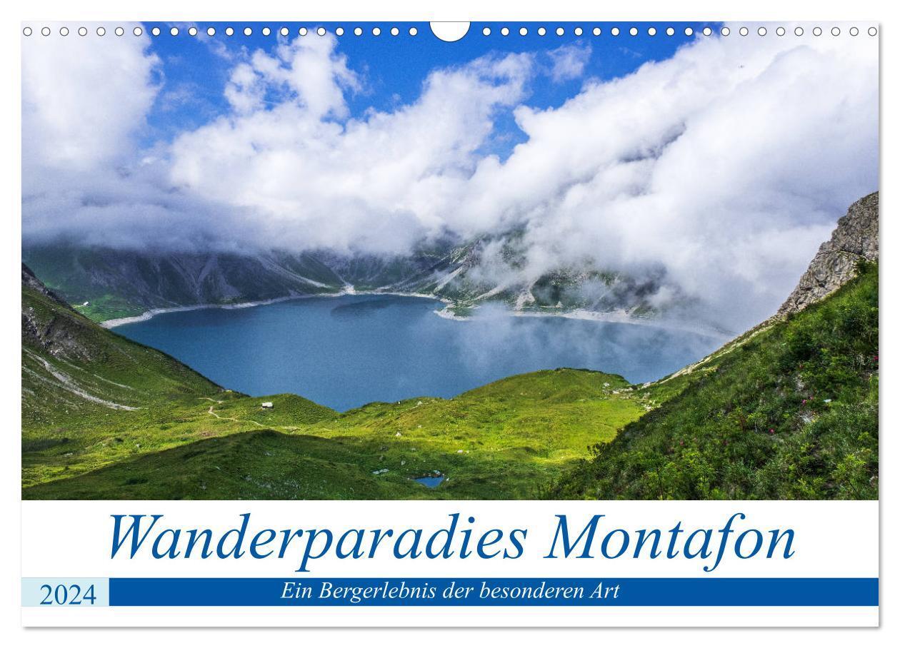 Cover: 9783675673601 | Wanderparadies Montafon (Wandkalender 2024 DIN A3 quer), CALVENDO...