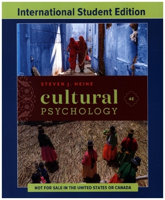 Cover: 9780393421873 | Cultural Psychology | Steven J. Heine | Taschenbuch | Englisch | 2021