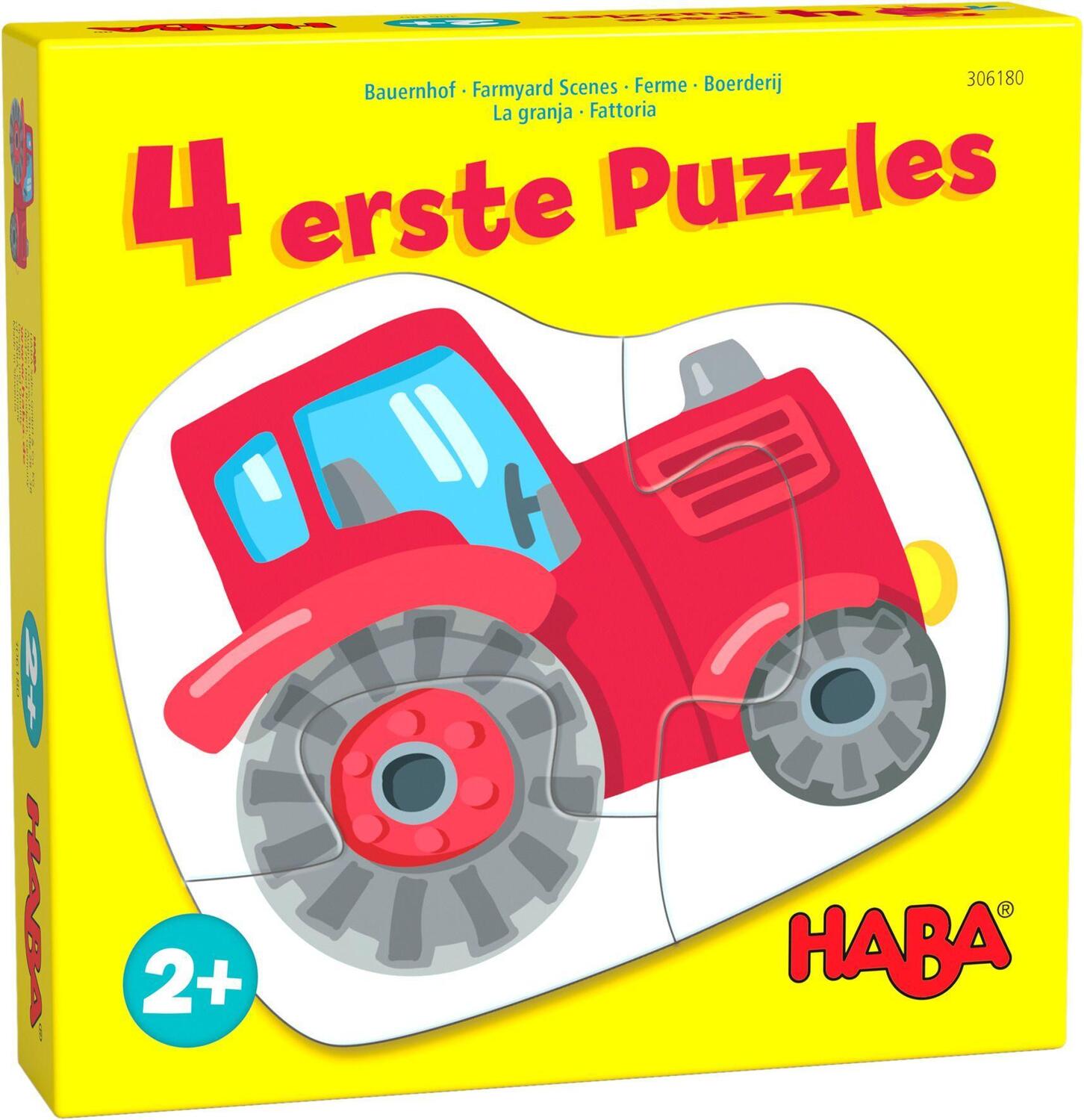 Cover: 4010168256887 | 4 erste Puzzles - Bauernhof | Spiel | Deutsch | 2021 | HABA