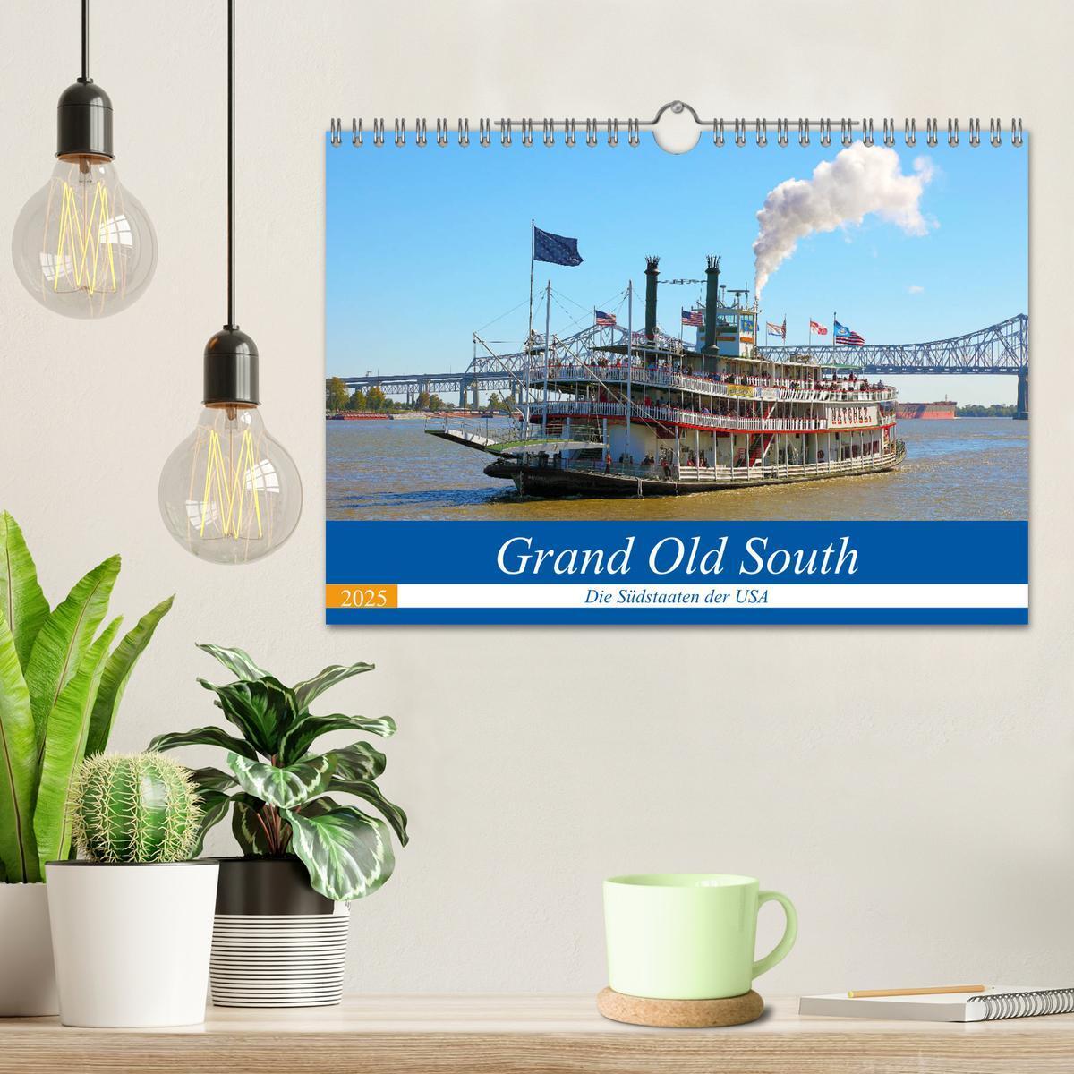 Bild: 9783435164240 | Grand Old South - Die Südstaaten der USA (Wandkalender 2025 DIN A4...