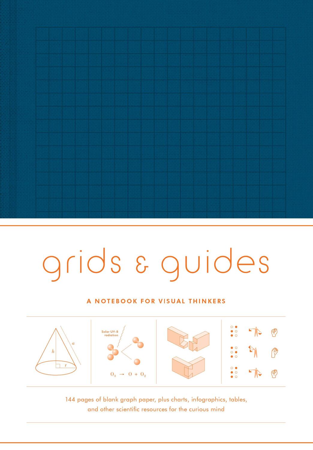 Cover: 9781616897321 | Grids &amp; Guides (Navy) | A Notebook for Visual Thinkers | Press | Stück