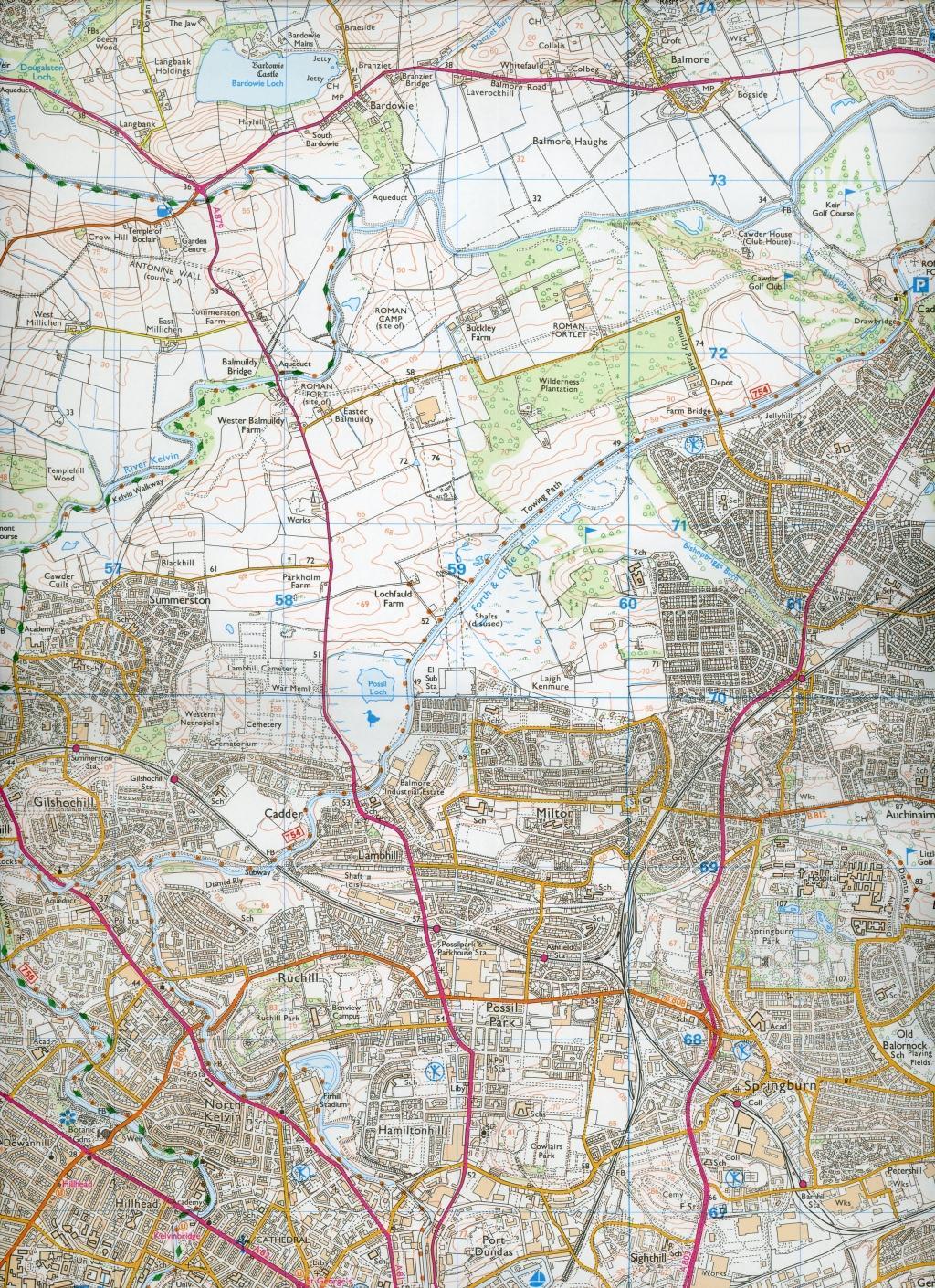 Bild: 9780319245941 | Glasgow | Ordnance Survey | (Land-)Karte | Karte/Landkarte | Englisch