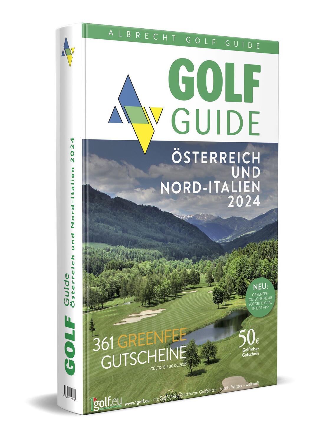Cover: 9783870143480 | Golf Guide Österreich und Nord-Italien 2024 | Thomas Mayr | Buch
