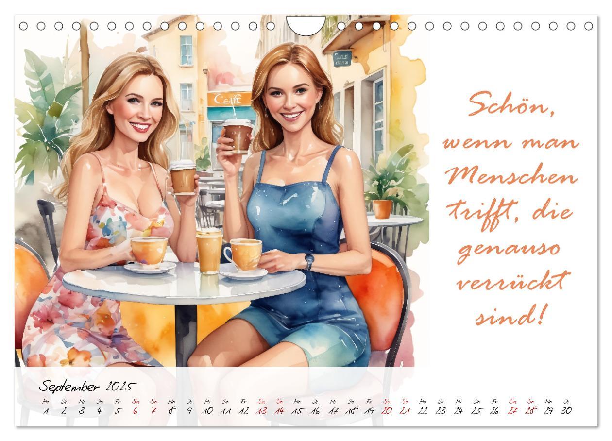 Bild: 9783383775482 | Beste Freundinnen (Wandkalender 2025 DIN A4 quer), CALVENDO...