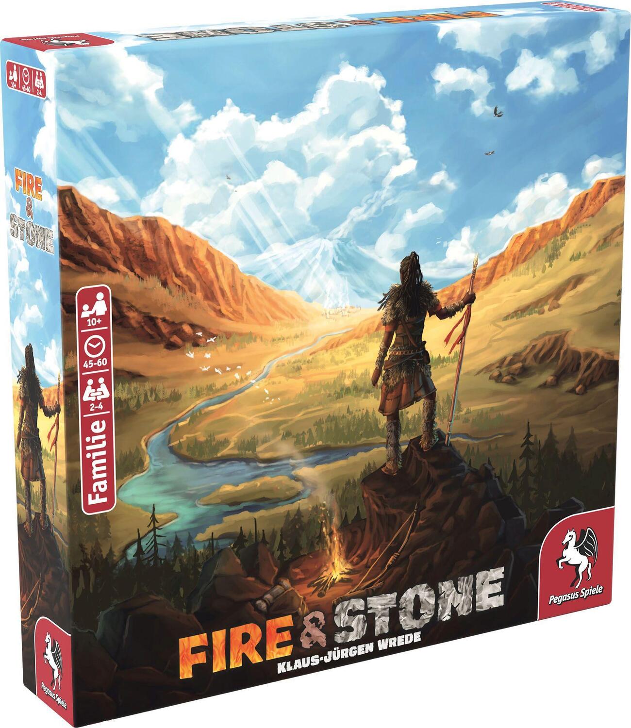 Bild: 4250231730092 | Fire & Stone (deutsche Ausgabe) | Spiel | Deutsch | 2022 | Pegasus