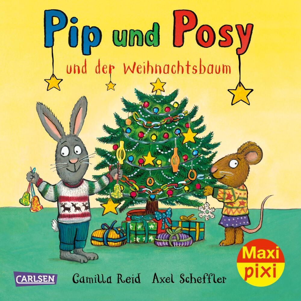Cover: 9783551033369 | Maxi Pixi 419: Pip und Posy und der Weihnachtsbaum | Axel Scheffler