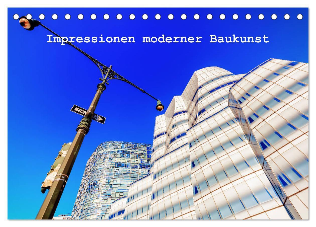 Cover: 9783383152856 | Impressionen moderner Baukunst (Tischkalender 2024 DIN A5 quer),...