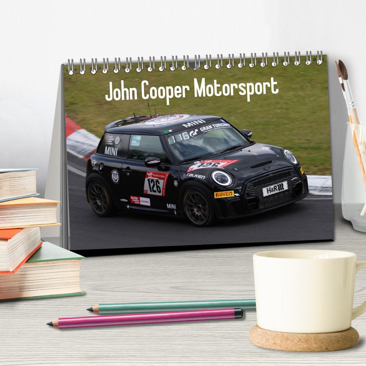 Bild: 9783435831876 | John Cooper Motorsport (Tischkalender 2025 DIN A5 quer), CALVENDO...