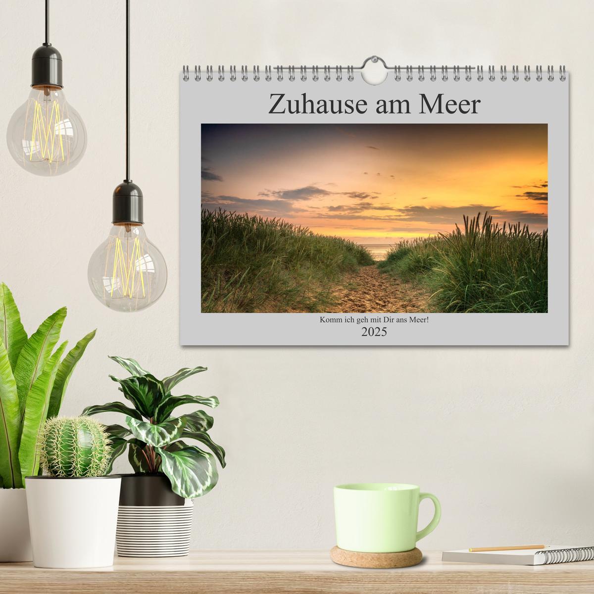 Bild: 9783435172030 | Zuhause am Meer (Wandkalender 2025 DIN A4 quer), CALVENDO...