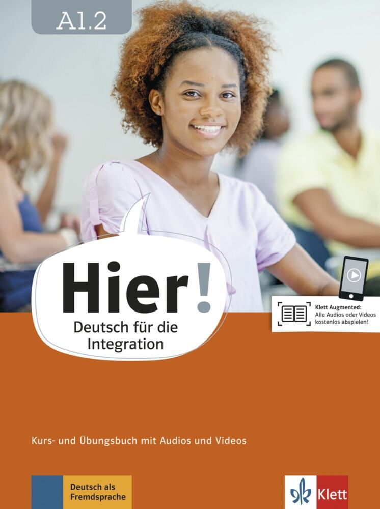 Cover: 9783126766814 | Hier! A1.2 Kurs- und Übungsbuch mit Audios und Videos | Taschenbuch