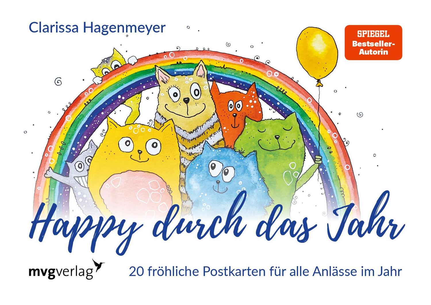 Cover: 9783747404058 | Happy durch das Jahr: Postkarten | Clarissa Hagenmeyer | Taschenbuch