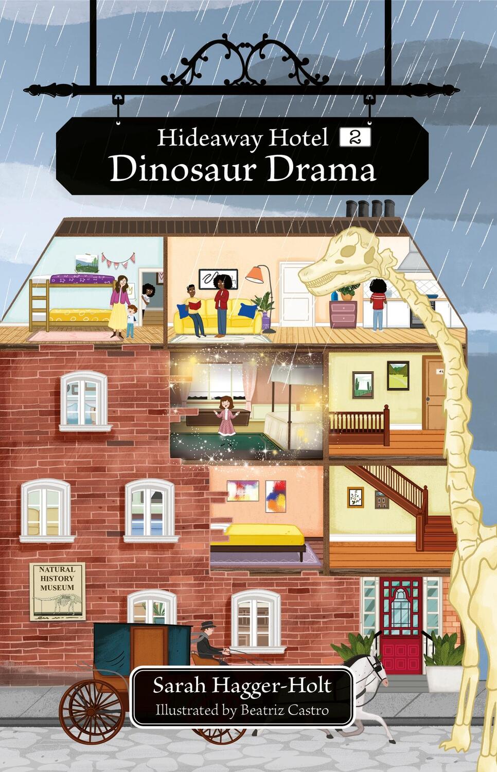 Cover: 9781398377080 | Reading Planet KS2: Hideaway Hotel: Dinosaur Drama - Mercury/Brown
