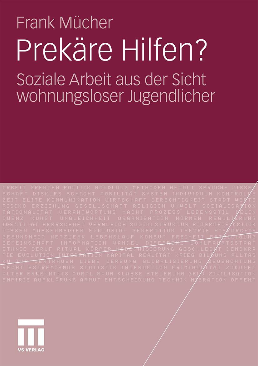 Cover: 9783531176529 | Prekäre Hilfen? | Frank Mücher | Taschenbuch | 244 S. | Deutsch | 2010