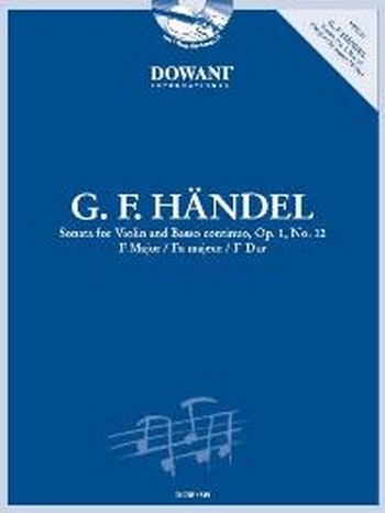 Cover: 9783905477528 | Violin Sonata Op.1 No.12 In F | Georg Friedrich Händel | Buch + CD