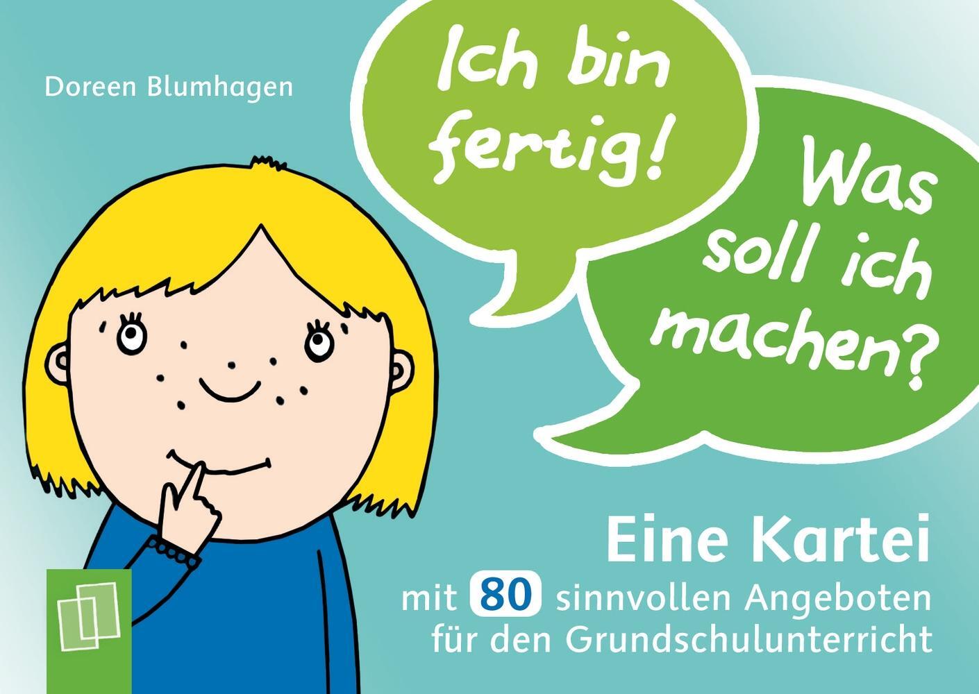 Cover: 9783834636911 | Ich bin fertig! Was soll ich machen? | Doreen Blumhagen | Box | 80 S.