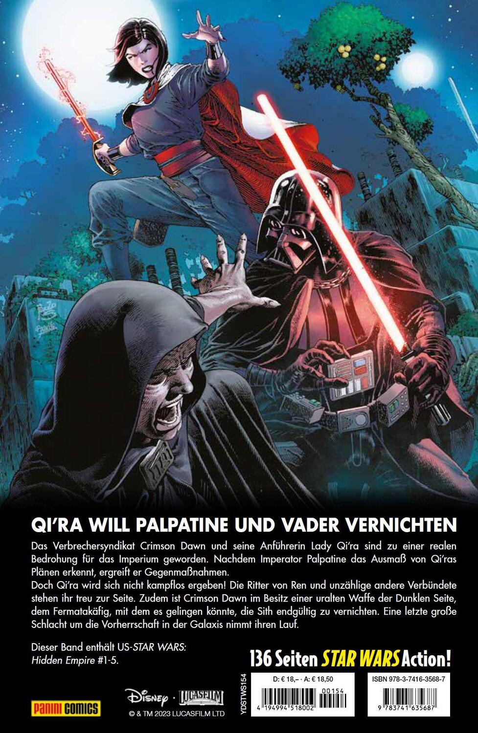 Rückseite: 9783741635687 | Star Wars Comics: Hidden Empire - Krieg gegen das Imperium | Buch