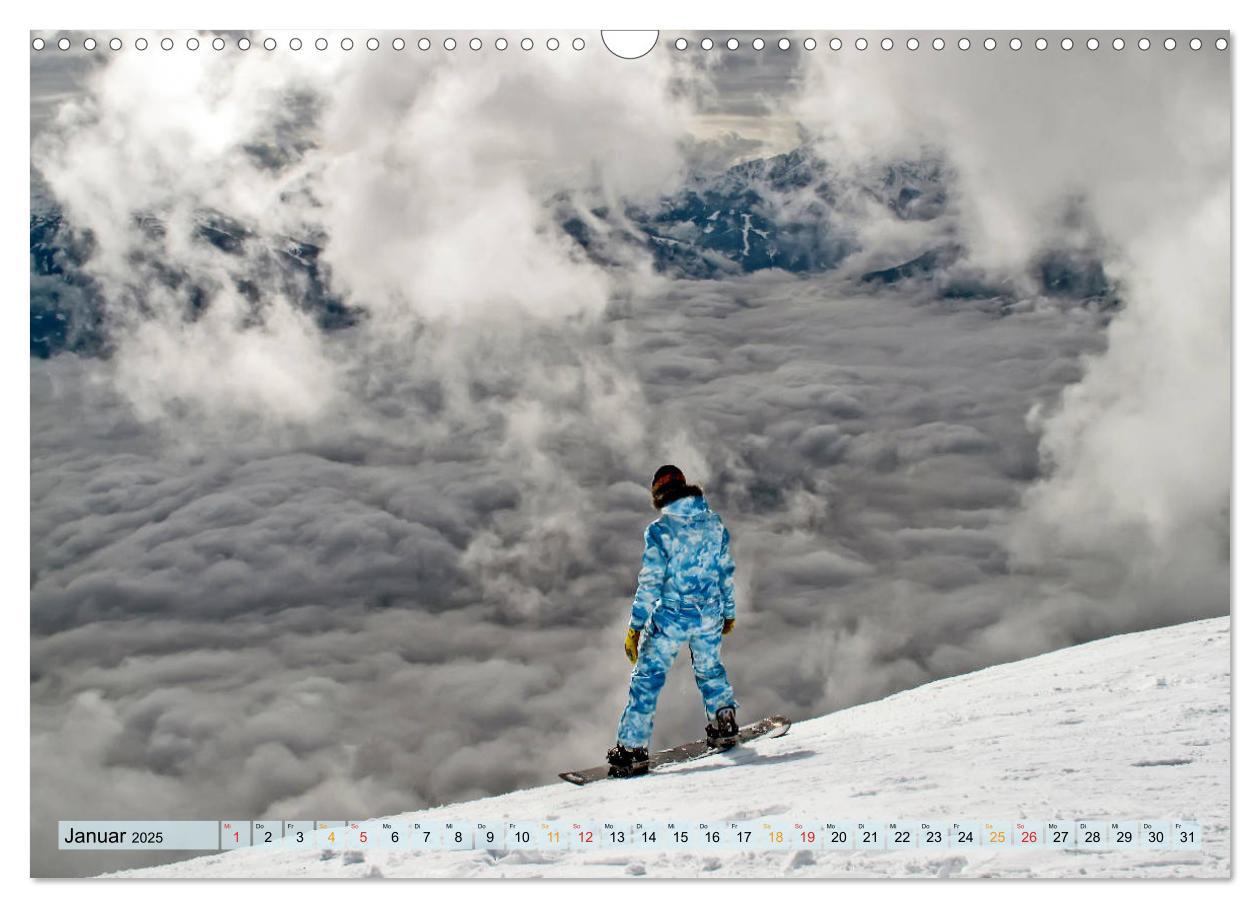 Bild: 9783435372546 | Snowboard - so cool (Wandkalender 2025 DIN A3 quer), CALVENDO...