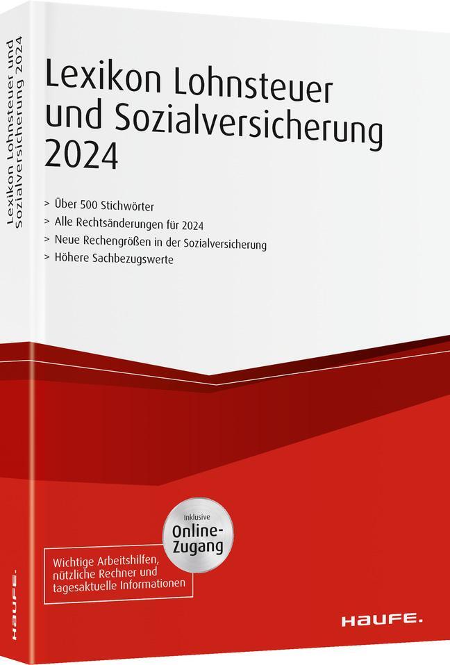 Cover: 9783648173312 | Lexikon Lohnsteuer und Sozialversicherung 2024 plus Onlinezugang
