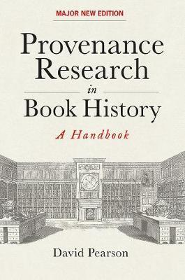 Cover: 9781851245109 | Provenance Research in Book History | A Handbook | David Pearson