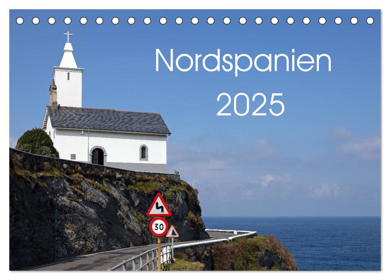 Cover: 9783435383733 | Nordspanien (Tischkalender 2025 DIN A5 quer), CALVENDO Monatskalender