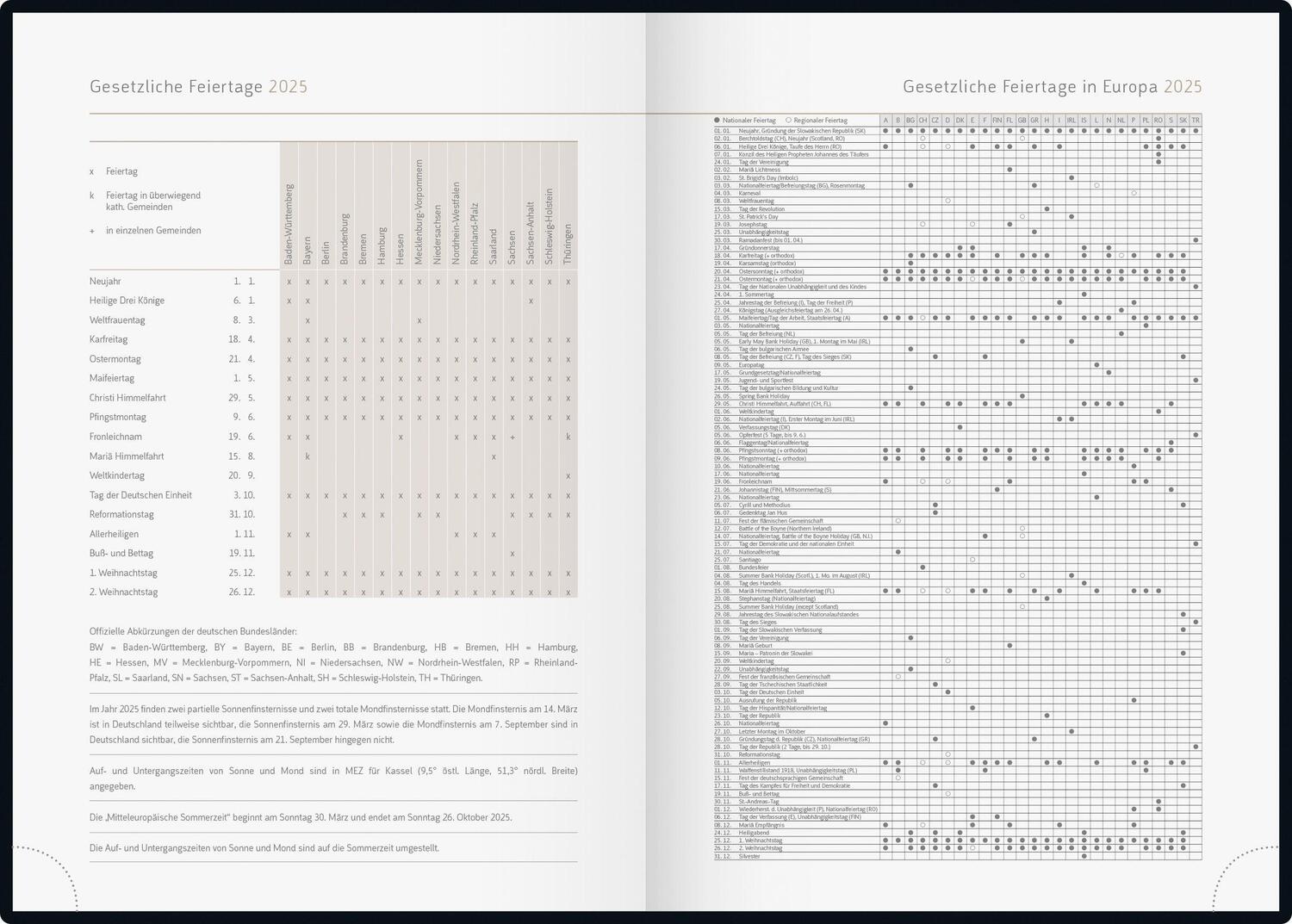 Bild: 4061947132960 | rido/idé 7021507015 Buchkalender Young Line (2025) "Shadows" 2...