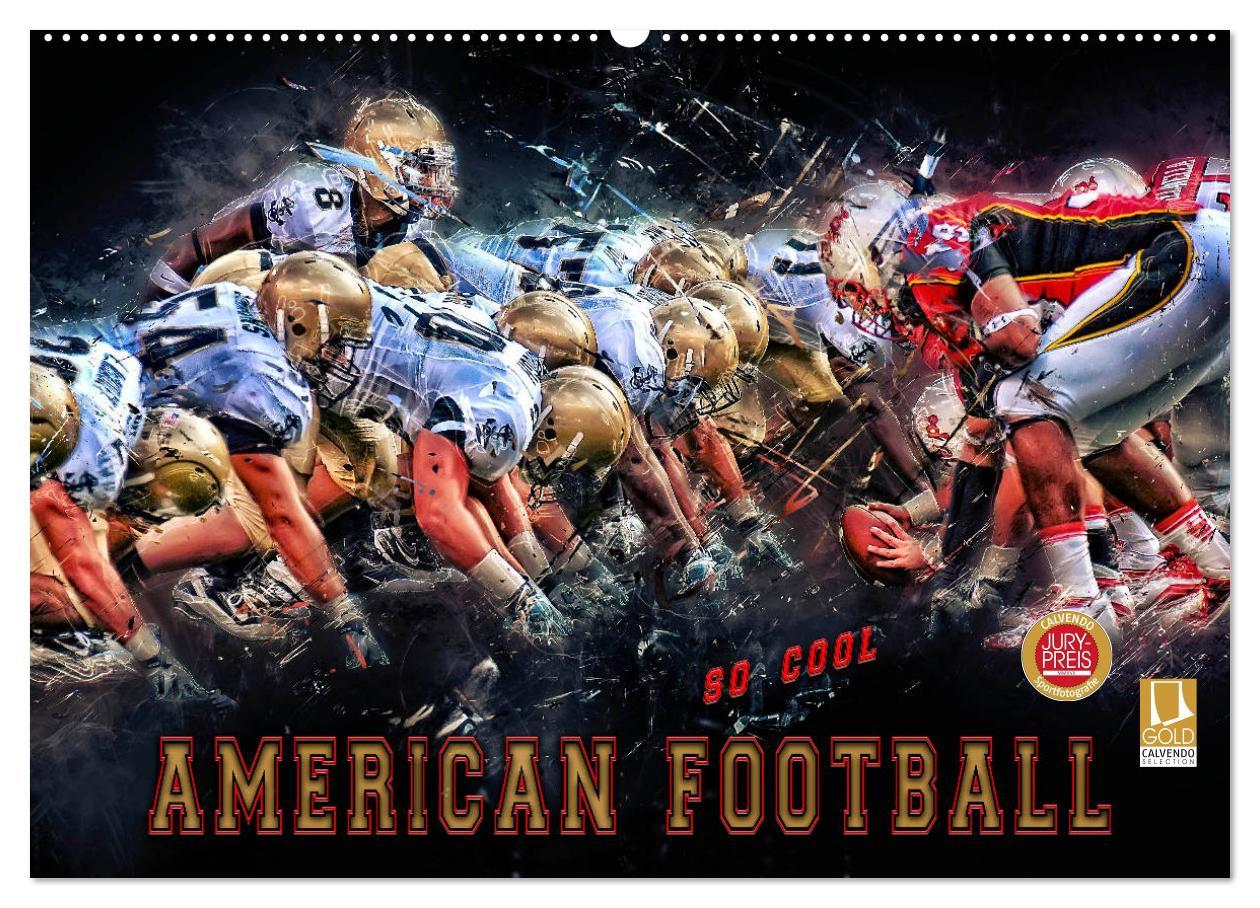 Cover: 9783435329304 | American Football - so cool (Wandkalender 2025 DIN A2 quer),...