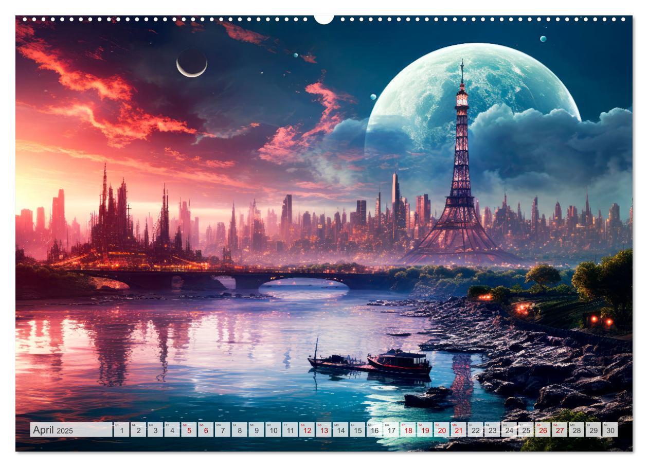 Bild: 9783383853265 | SCIENCE-FICTION Leben auf fernen Planeten (Wandkalender 2025 DIN A2...