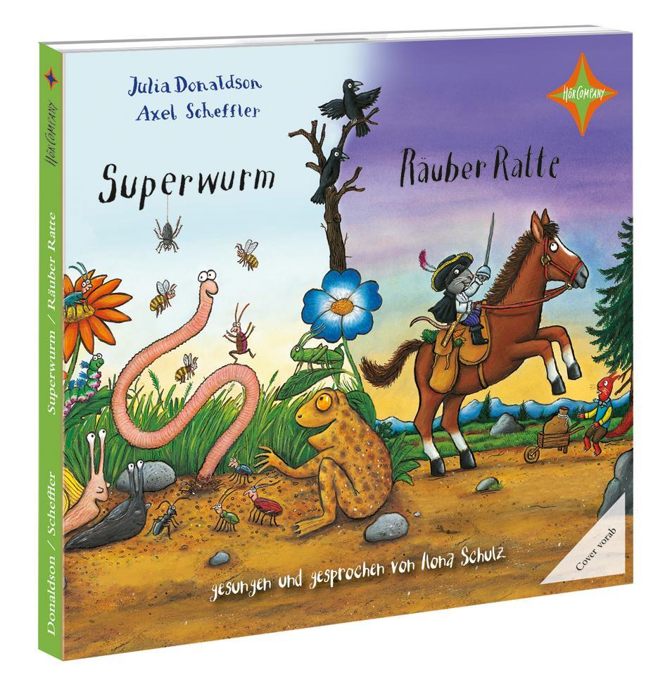 Cover: 9783945709160 | Superwurm / Räuber Ratte | Julia Donaldson | Audio-CD | Deutsch | 2015