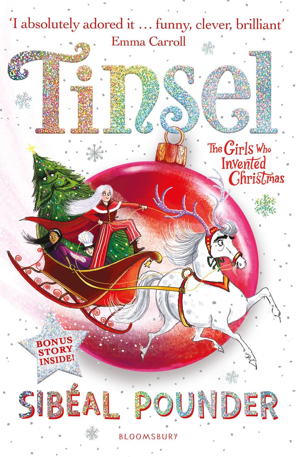 Cover: 9781526619266 | Tinsel | The Girls Who Invented Christmas | Sibéal Pounder | Buch