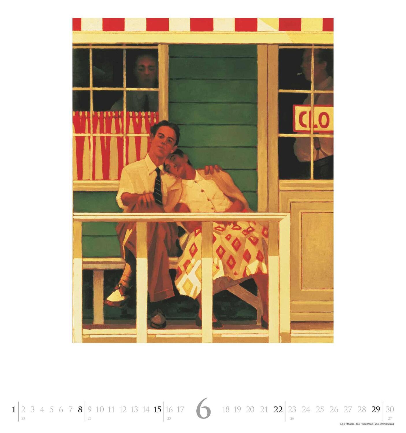 Bild: 4250809653228 | DUMONT - Jack Vettriano 2025 Wandkalender, 45x48cm, Kunstkalender...