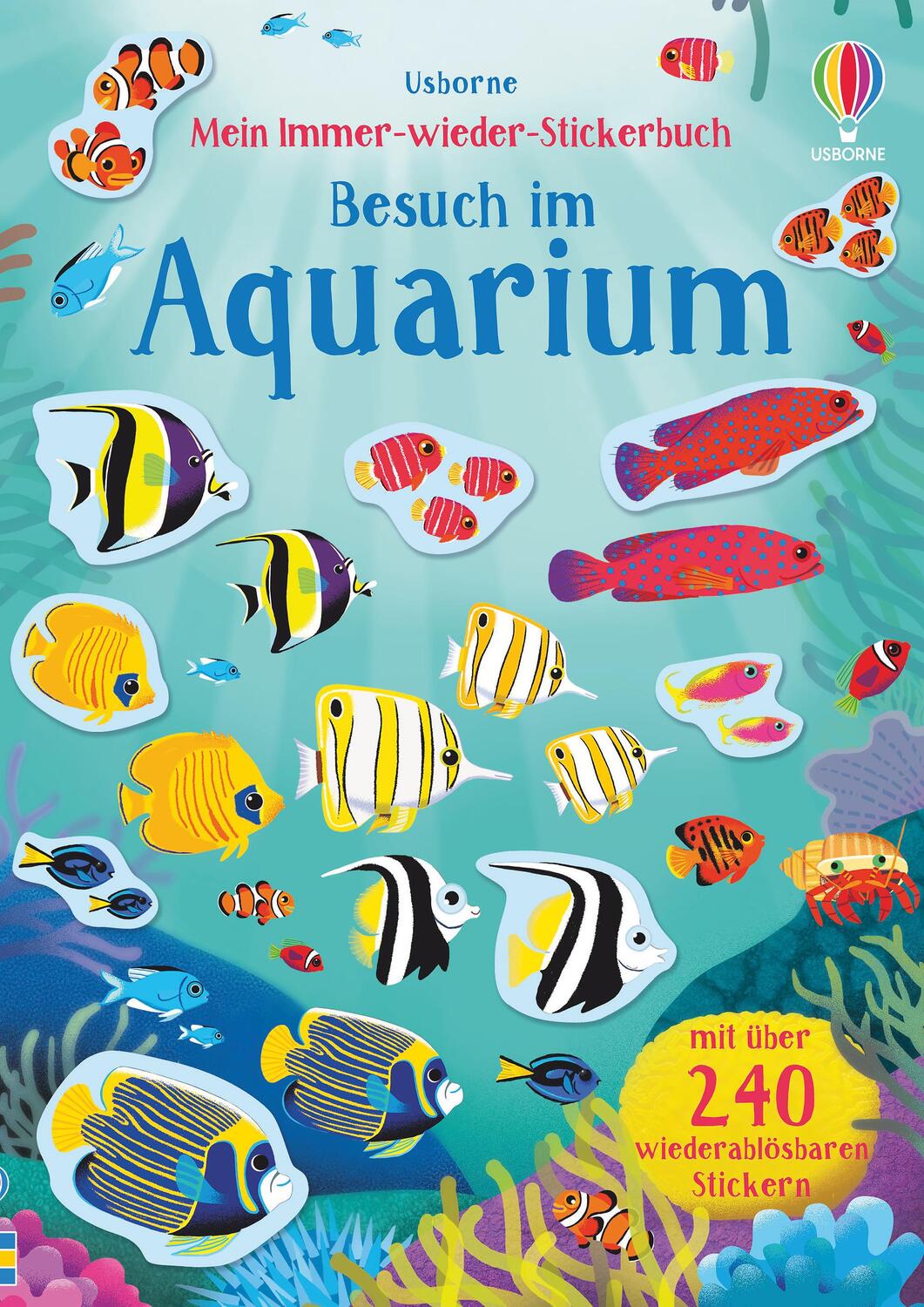 Cover: 9781789414349 | Mein Immer-wieder-Stickerbuch: Besuch im Aquarium | Hannah Watson