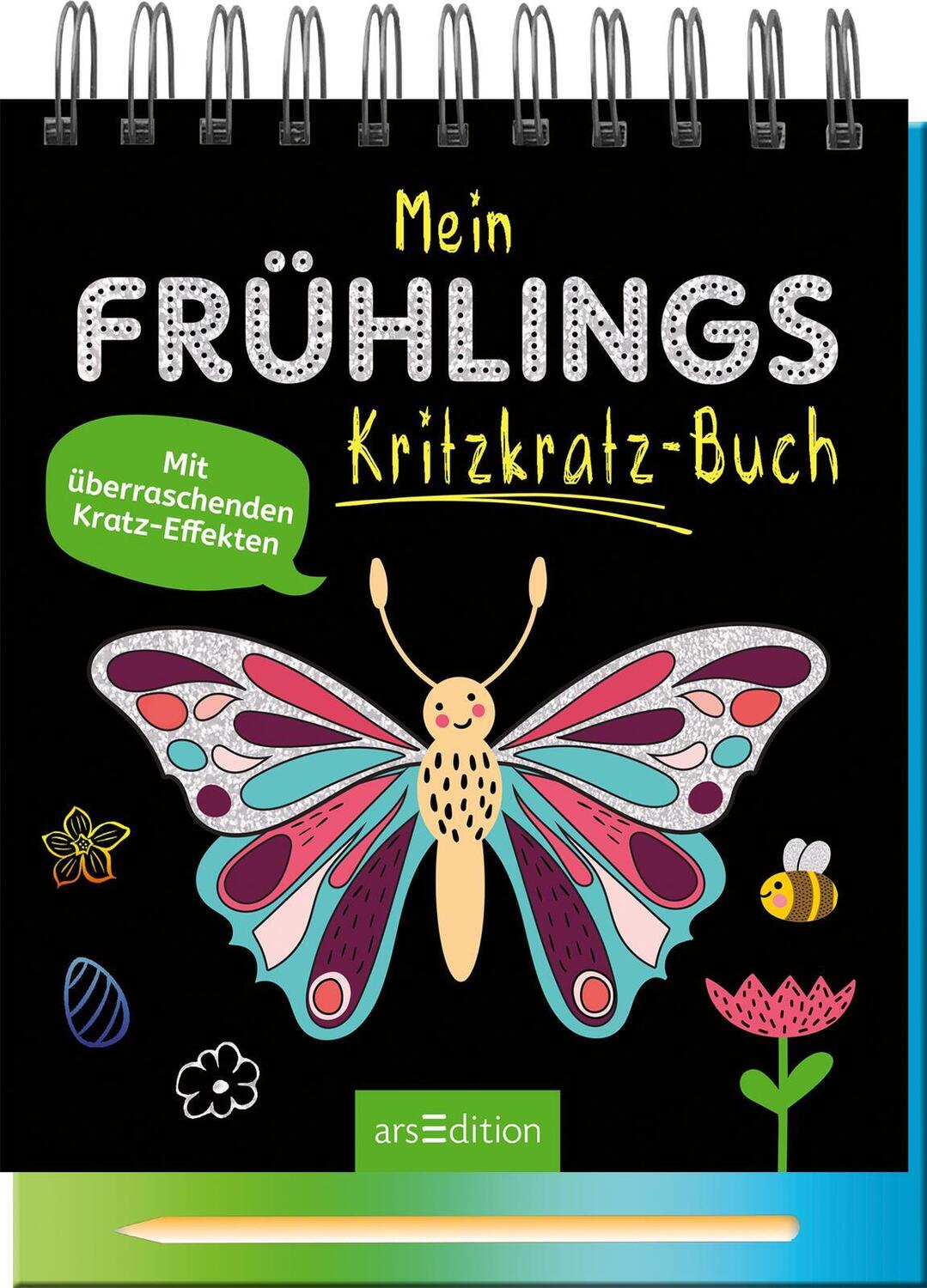 Cover: 9783845855684 | Mein Frühlings-Kritzkratz-Buch | Mit überraschenden Kratz-Effekten