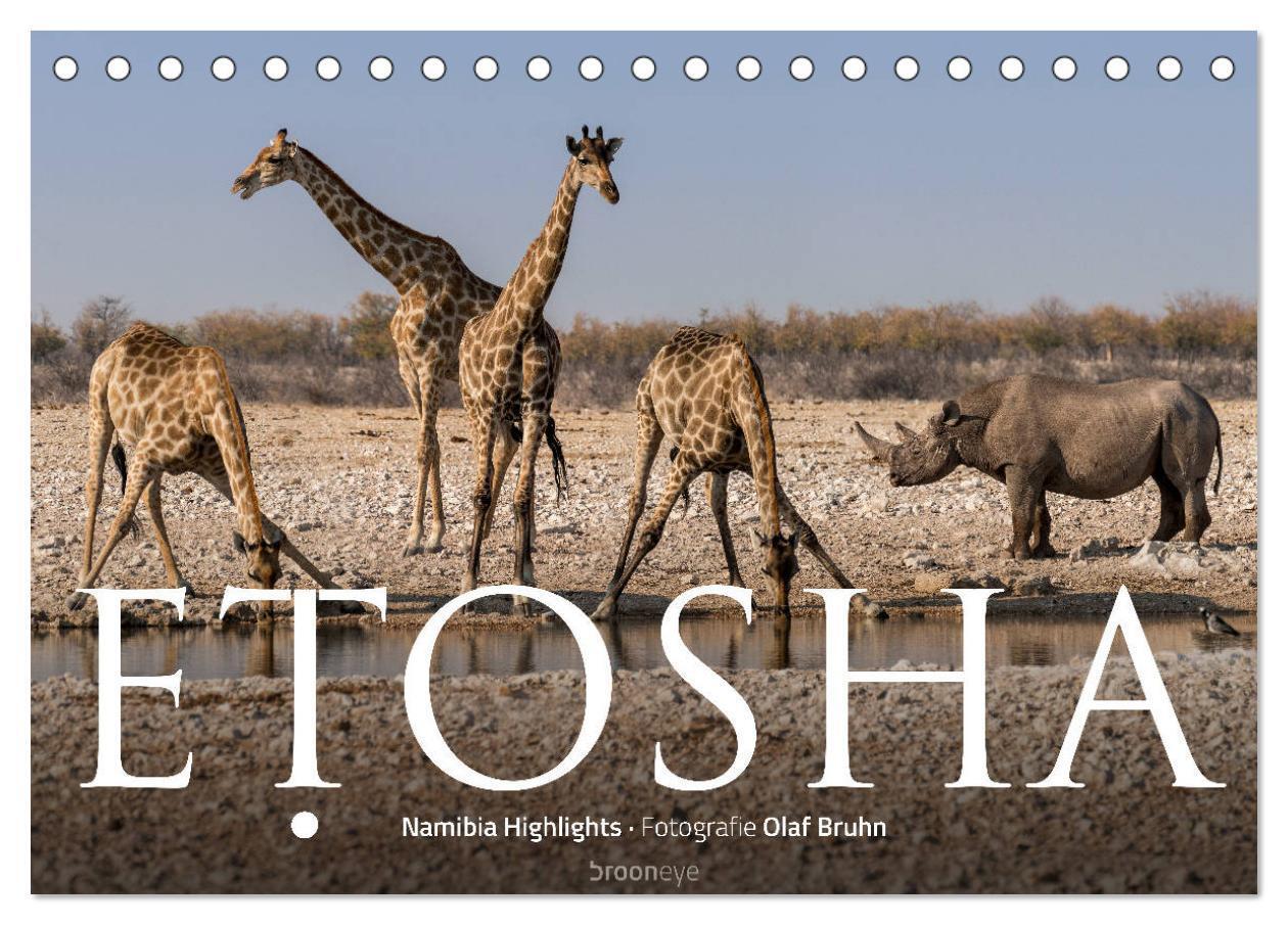 Cover: 9783383193033 | ETOSHA ¿ Namibia Highlights (Tischkalender 2024 DIN A5 quer),...