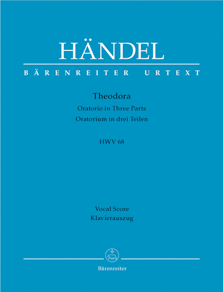 Cover: 9790006537624 | Theodora HWV 68 | Georg Friedrich Händel (u. a.) | Bärenreiter Urtext