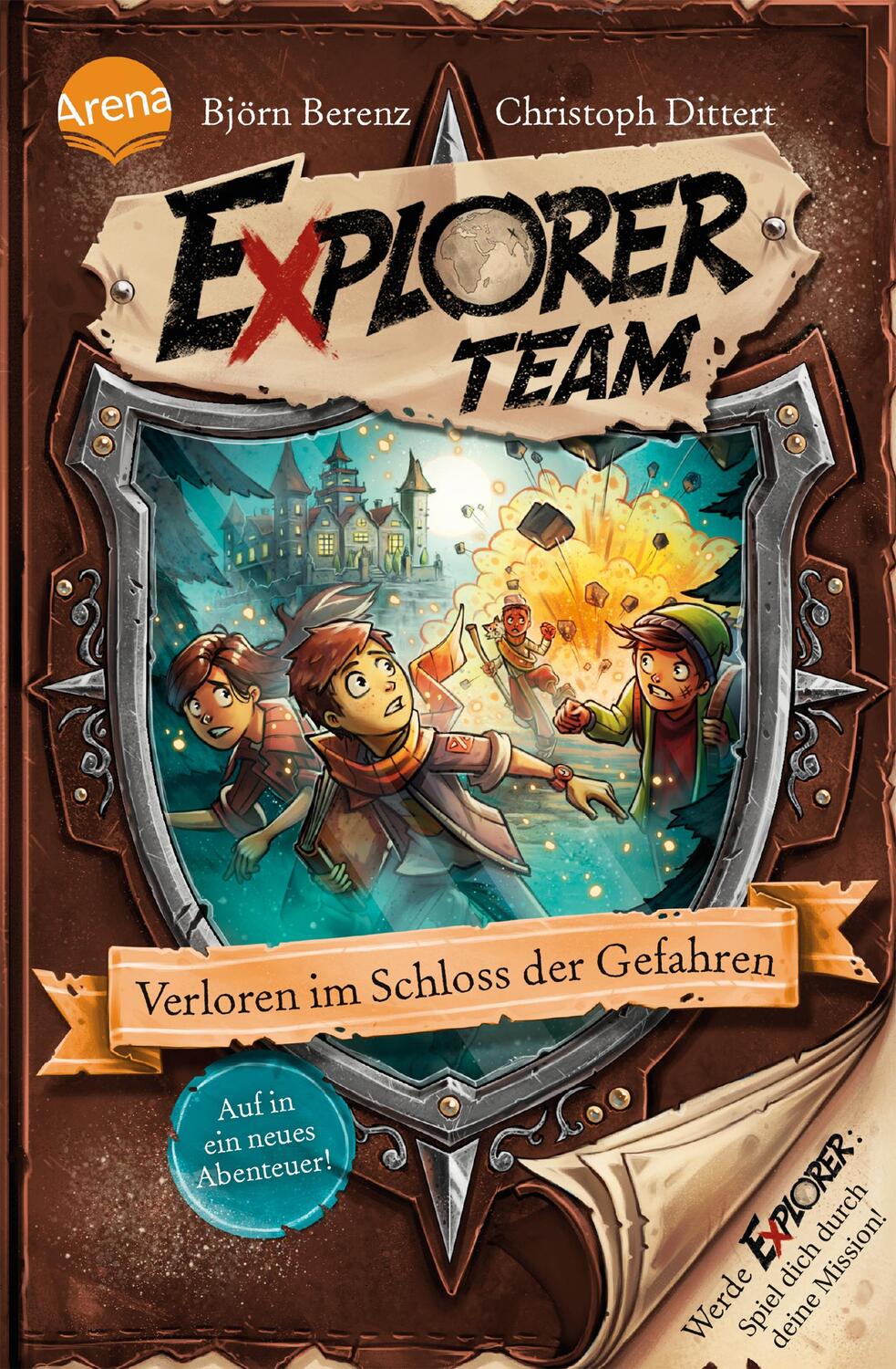 Cover: 9783401606392 | Explorer Team. Verloren im Schloss der Gefahren | Björn Berenz (u. a.)