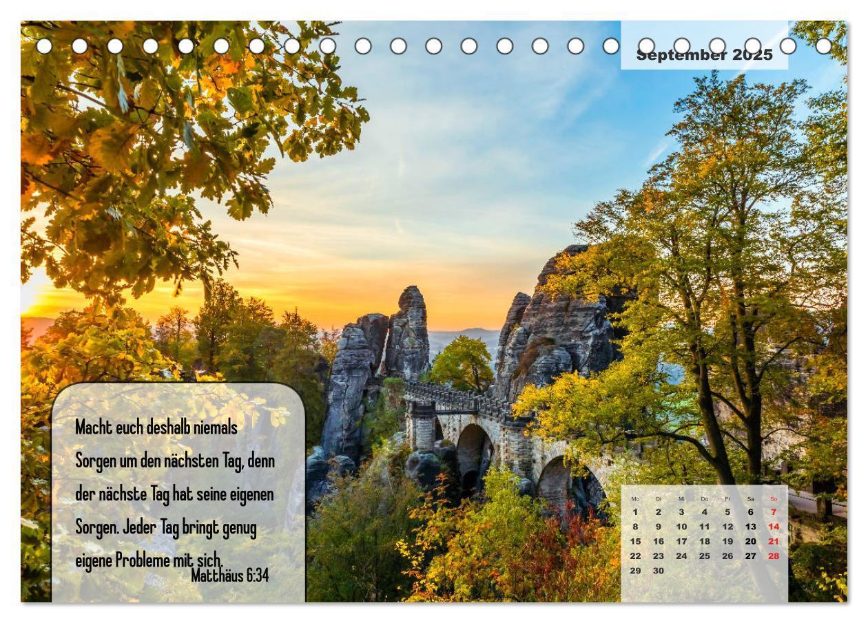 Bild: 9783435123957 | Bibelzitate, die Mut machen! (Tischkalender 2025 DIN A5 quer),...