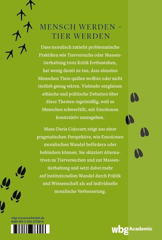 Bild: 9783534273386 | Menschen und andere Tiere | Plädoyer für eine leidenschaftliche Ethik