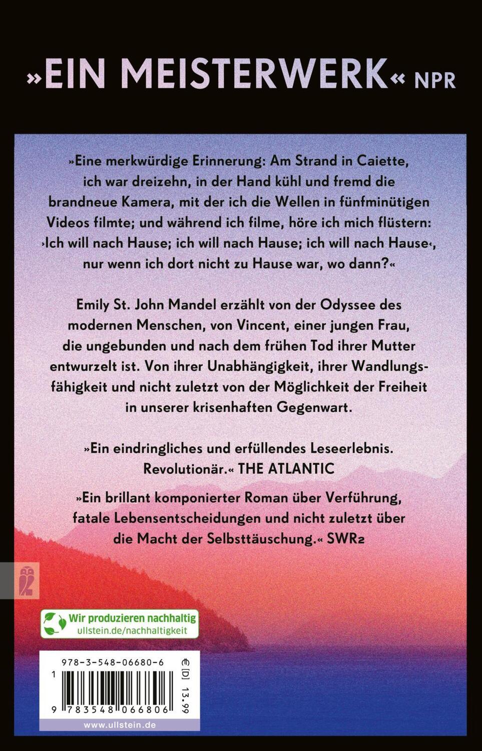 Rückseite: 9783548066806 | Das Glashotel | Emily St. John Mandel | Taschenbuch | 400 S. | Deutsch