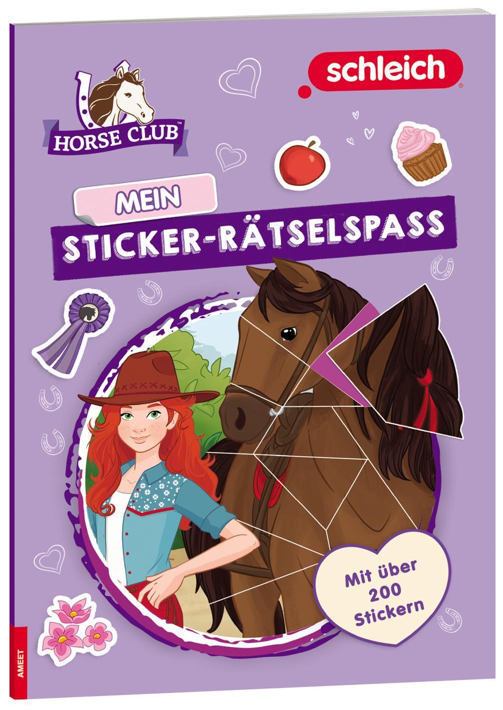 Cover: 9783960807742 | SCHLEICH® Horse Club(TM) - Mein Sticker-Rätselspaß | Taschenbuch