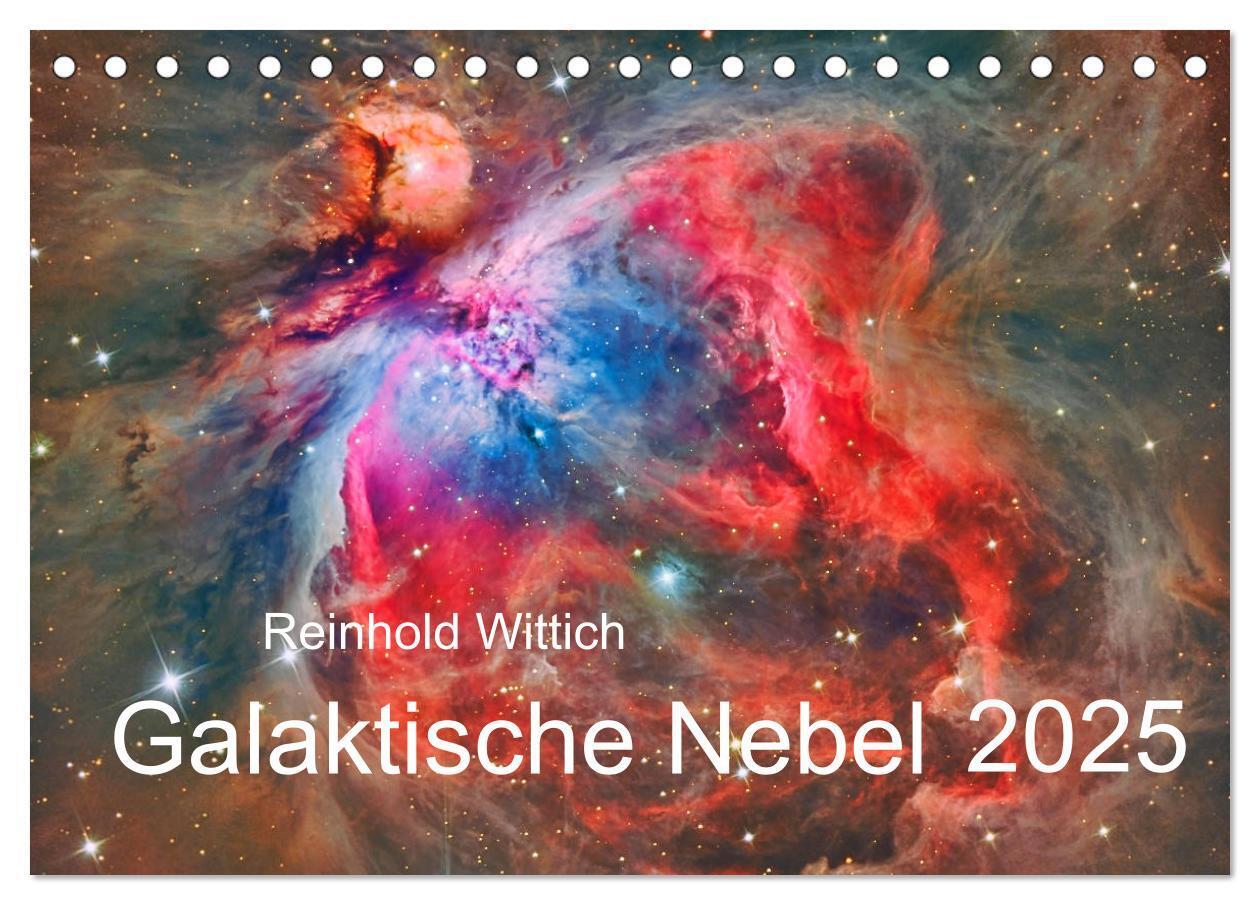 Cover: 9783435395217 | Galaktische Nebel (Tischkalender 2025 DIN A5 quer), CALVENDO...
